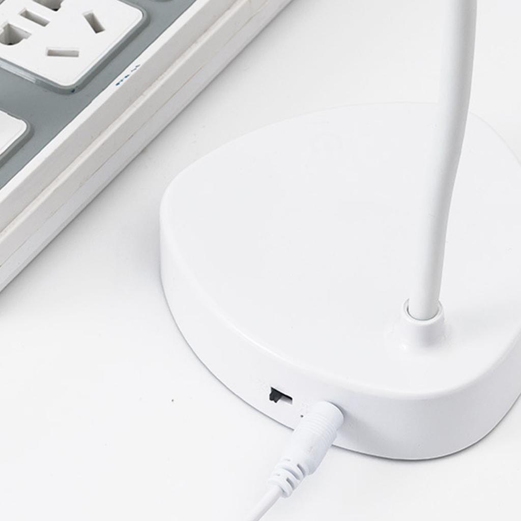 Small Reading Desk Lamp Dimmable Eye Caring USB Charging LED Night Light for Home Bedside Office
