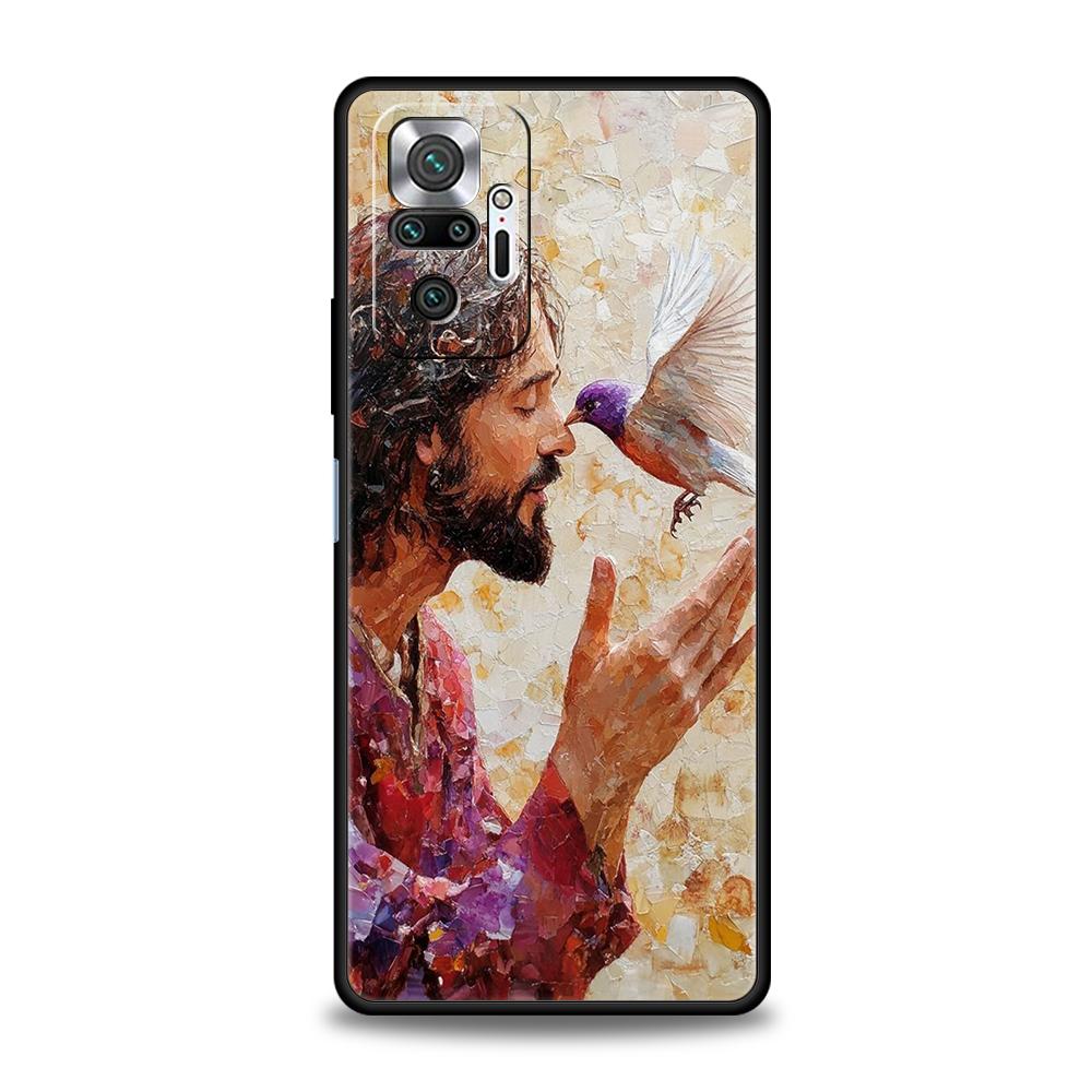 

Verse of The Christian Bible Jesus Phone Case For Xiaomi Redmi Note 14 13 12 10 11 Pro Plus 14C 13C 12C 10C 9C 5G Soft TPU Cover Redmi Note 14 4G