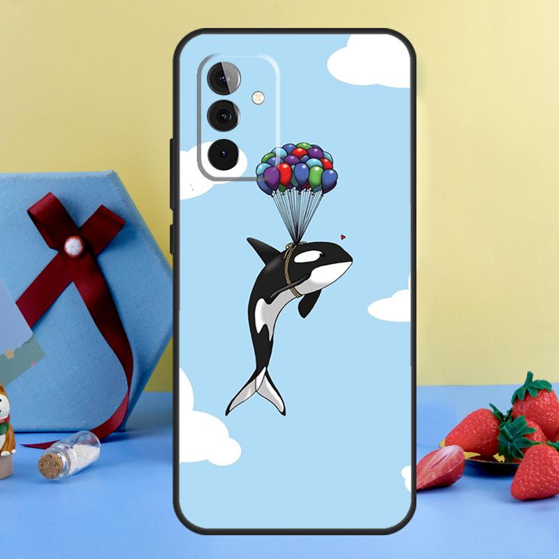 Orcas Killer Whales Case For Samsung Galaxy A14 A54 A34 A12 A22 A32 A52 S A51 A71 A13 A23 A33 A53 A15 A25 Cover