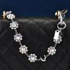 Versatile  Flower Keychain Trendy Messenger Bag Chain Creative Bag Extension Chain Pendant Decoration Accessories Gift