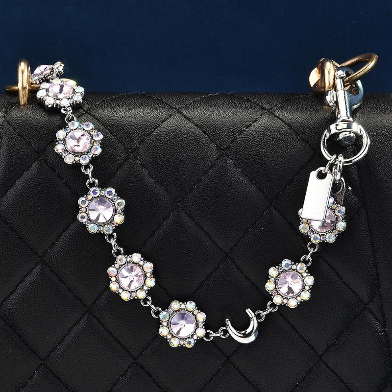 Versatile  Flower Keychain Trendy Messenger Bag Chain Creative Bag Extension Chain Pendant Decoration Accessories Gift