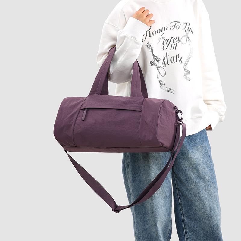 Couple short-distance travel luggage, casual simple travel bag, wet and dry separation sports can set, tie rod fitness bag