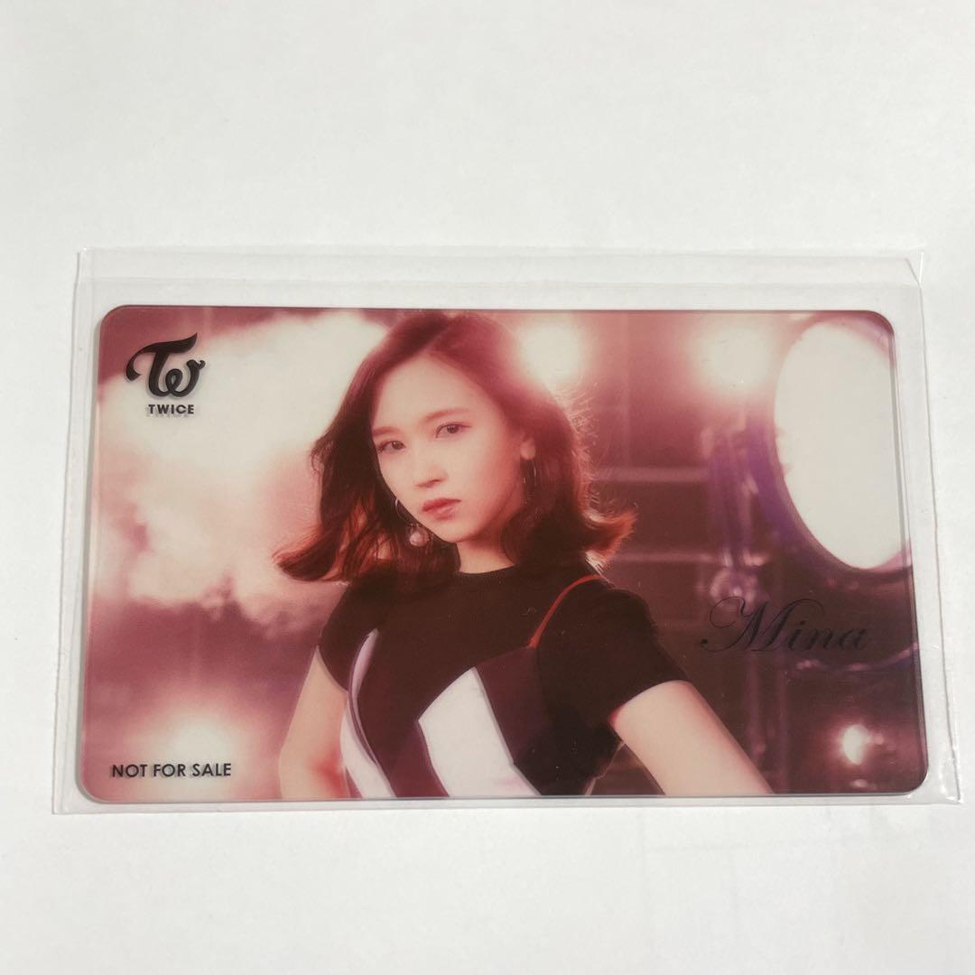 

[USED] Not for sale TWICE Mina trading card clear card