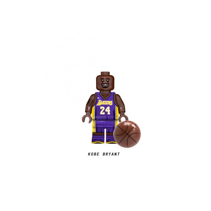 9Pcs NBA All-Star Kobe James Curry Mini Building Blocks Toy Fit 