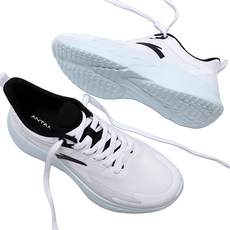 Anta Comfortable Versatile Non-Slip Wear-Resistant Low-Top Casual Running Shoes Men sneaker Pure-White 912525571-3