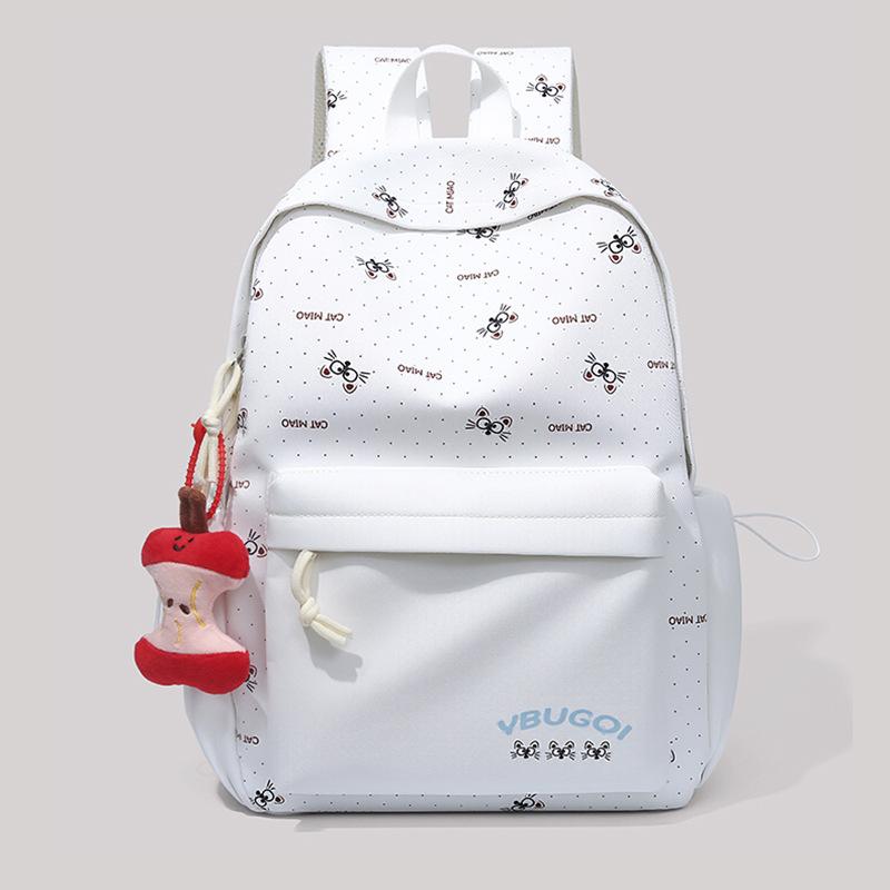 Schoolbag Cartoon Printing Travel Lightweight High-value Girls Schoolbag Large Capacity Ins Niche Non-collision Backpack