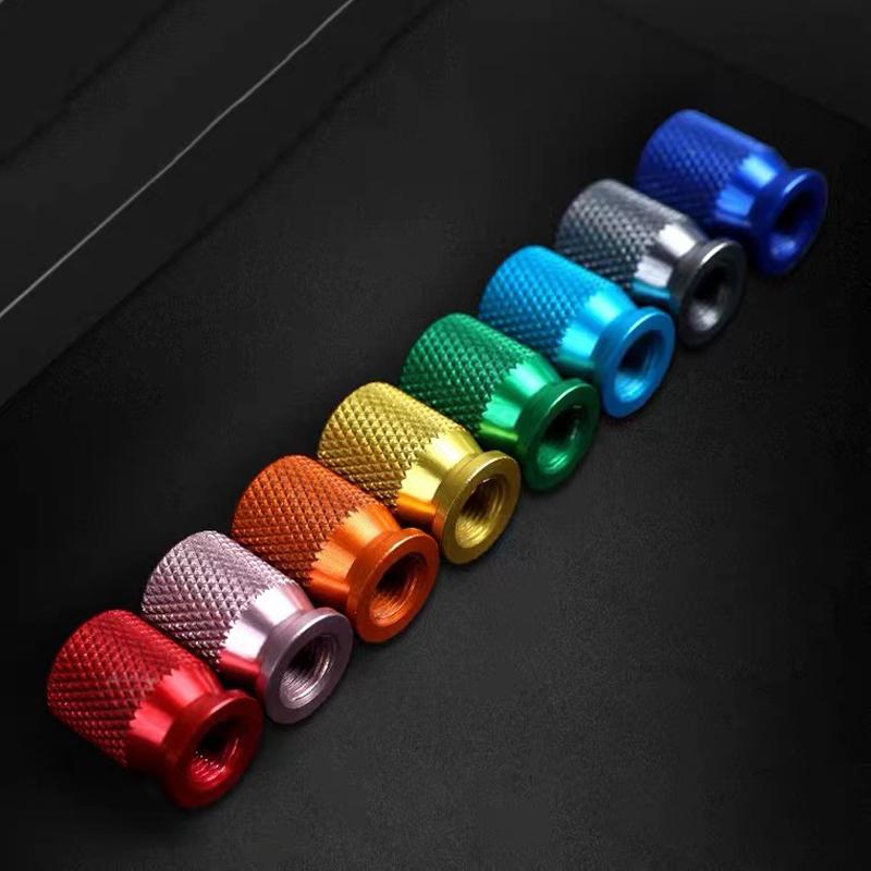 4PCS CNC Aluminum Tyre Valve Air Port Cover Cap Car Accessories For Mitsubishi Asx Lancer Outlander Pajero Ralliart