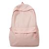 Nylon Backpack with Butterfly Embossing Women's Casual Daily School Bag