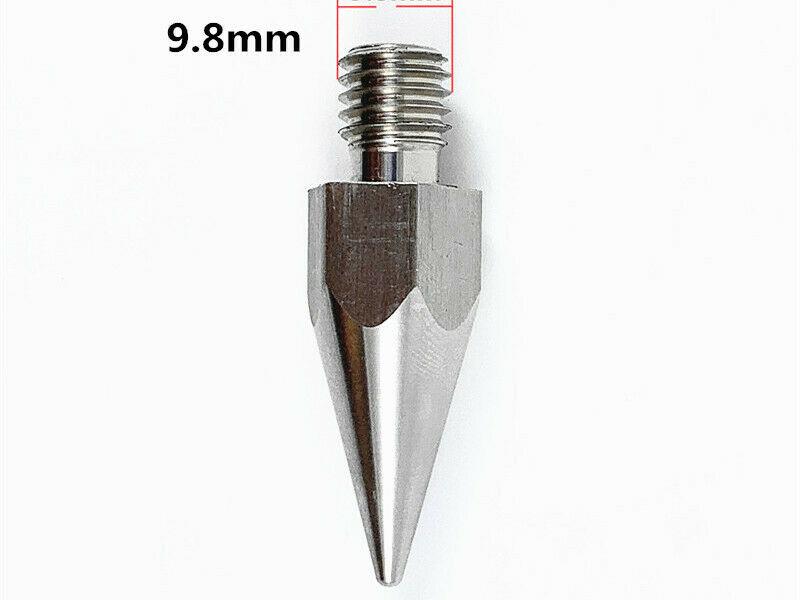 Stainless Steel For Prisms Pole Point Replacement Easy Fit for Mini Rod