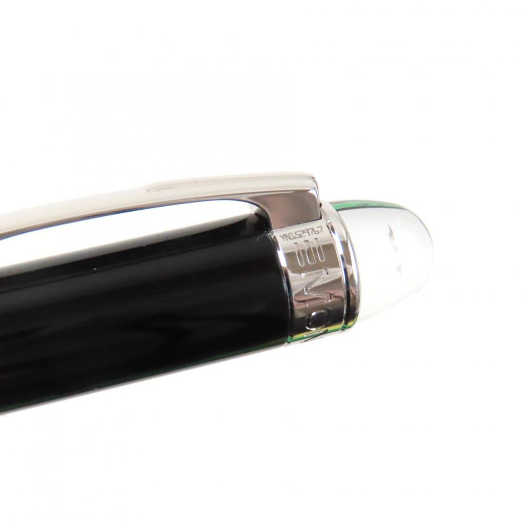 Excellent MONTBLANC Ballpoint pen Starwalker White Star Twist Type Black Silver mens Used