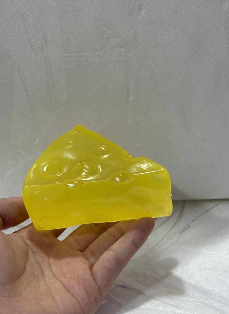 @@@Jumbo Cheese Cube Stress Ball Big Cheese Shapeable Squeeze Ball Non-Bounce Fidget Toy Asmr Sensory Anti-Stress Festival Gift