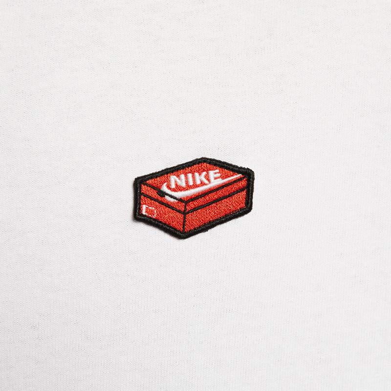 Nike T Shirts Men's White Crew Neck Moderate IH9271-100