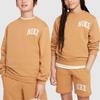 Nike Sportswear Club French Terry Comfortable Breathable Casual Long Sleeve Sweatshirt Kids tops Linen White HJ3144-224