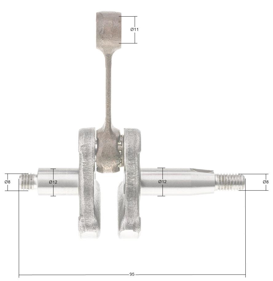 Wał Korbowy Kawasaki Tj27 49119-2221