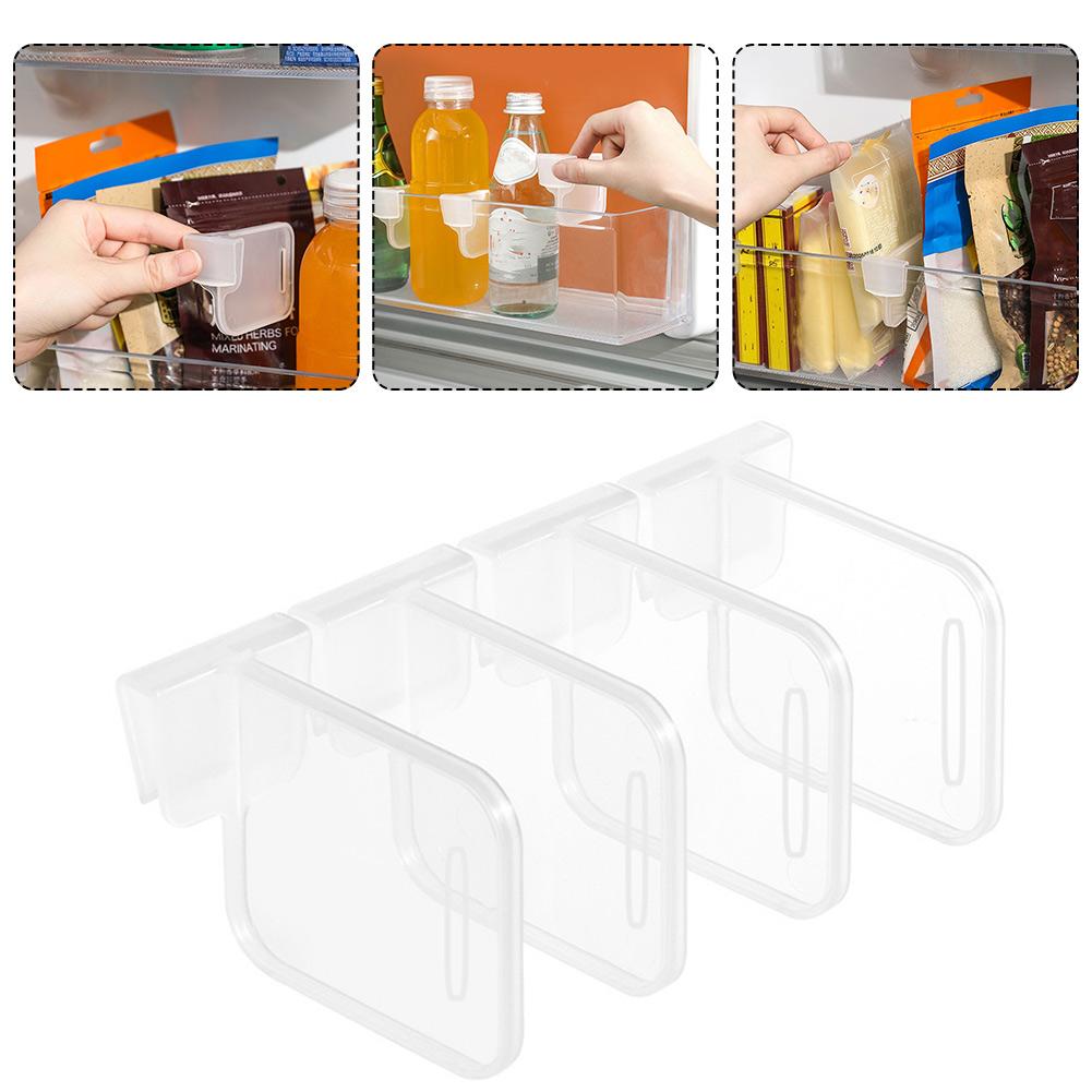 Partition Board Refrigerator Storage Retractable Storage Kitchen