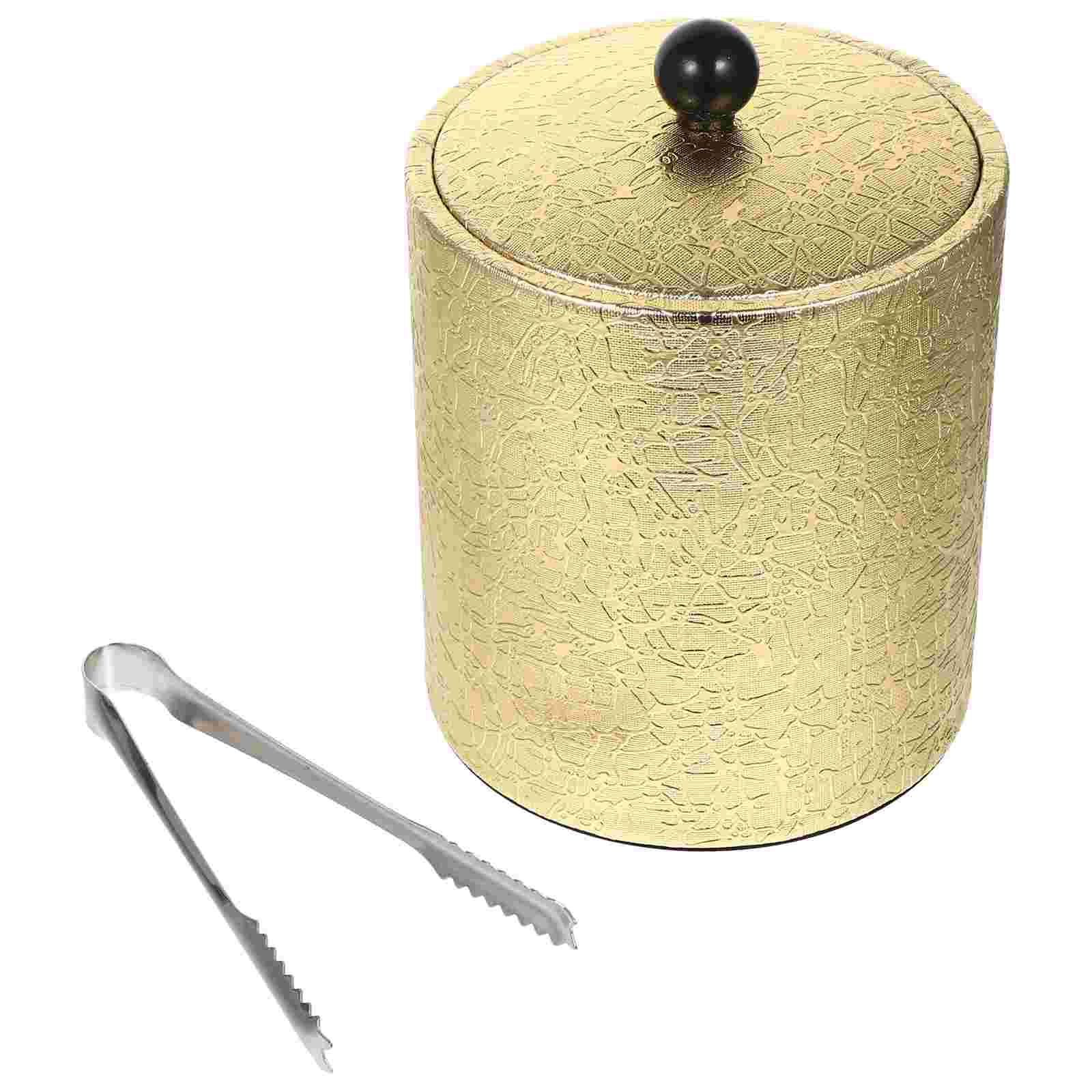 

Juice Containers Stainless Steel Bucket Party Sturdy Beverage Bottle Kitchen Bar Beer золотистый