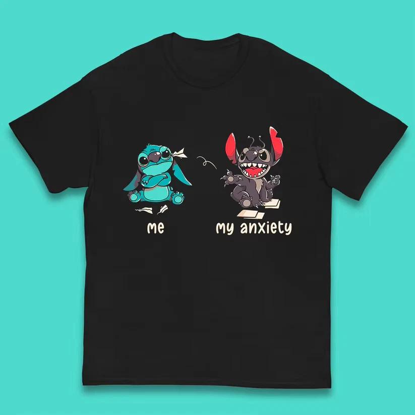 Funny Me My Anxiety Stitich T Shirt Unisex Unisex Unisex5 S
