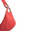 By Far Mini Amira Zipper Closure Fashion Solid Color Pebbled Leather Underarm Bag Women Handbags Coral 22SSMINRSCRAFLTMED-127410