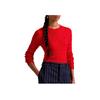 Polo Ralph Lauren Embroidered Logo Crew Neck Long Sleeve Sweater Women Sweater 211891640-026