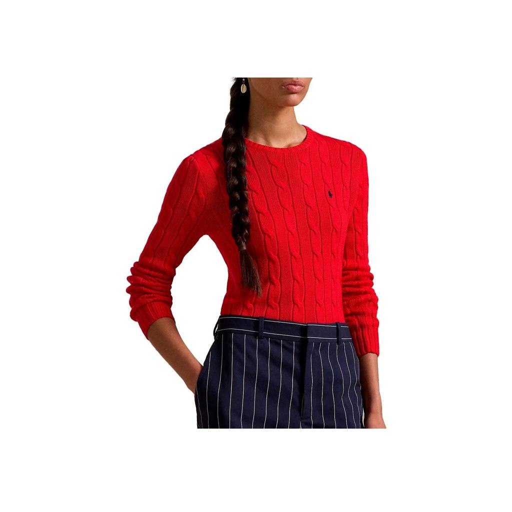 Polo Ralph Lauren Embroidered Logo Crew Neck Long Sleeve Sweater Women Sweater 211891640-026