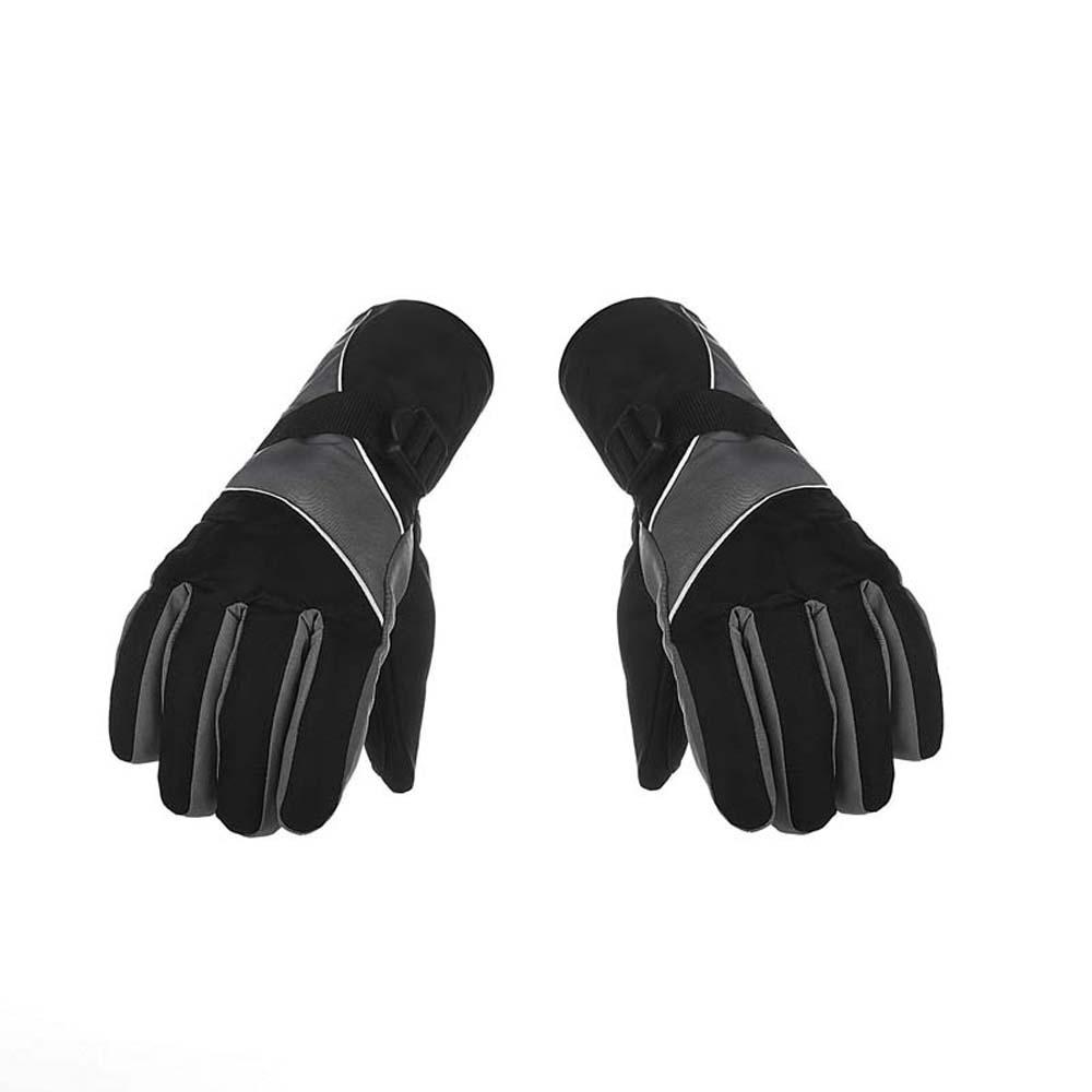 Anti-splash Water Ski Anti-cold Gloves Soft Thickened Finger Mittens  Autumn темно серый