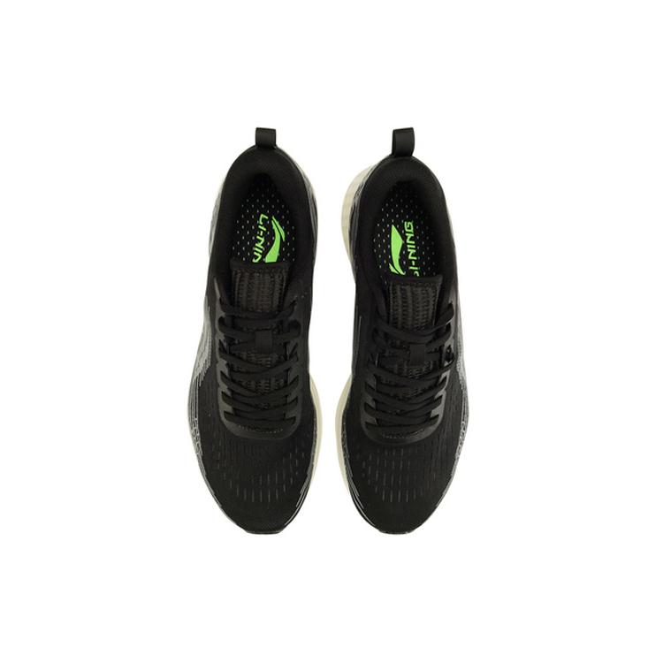 New LiNing Red Hare 4 Low top Running Shoes Men's Pitch Black Gray ARBP037-7