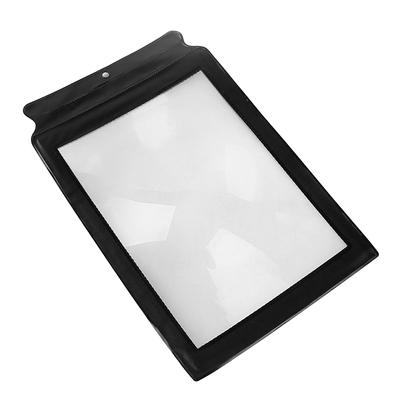 Ruční lupa na stránky Přenosná 3x Záložka Plochá lupa Flexibilní list s lupou pro seniory Čtení novin