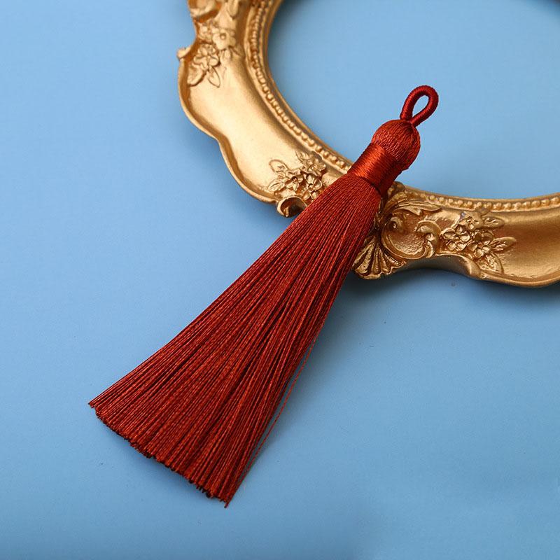 10pcs 8cm Ice Silk Tassel Charms Brush Pendant Crafts For Diy Jewelry Making Accessories Handmade Bracelet Earring Decor Crafts