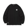 INTERCREW New Logo Dot Print Long-Sleeve T-Shirt Black Itz3Tr01Abk