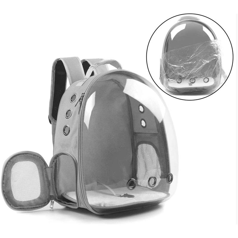 Cat Pet Carrier Backpack Transparent Capsule Bubble Pet Backpack Small Animal Puppy Kitty Bird Breathable Pet Carrier for Travel