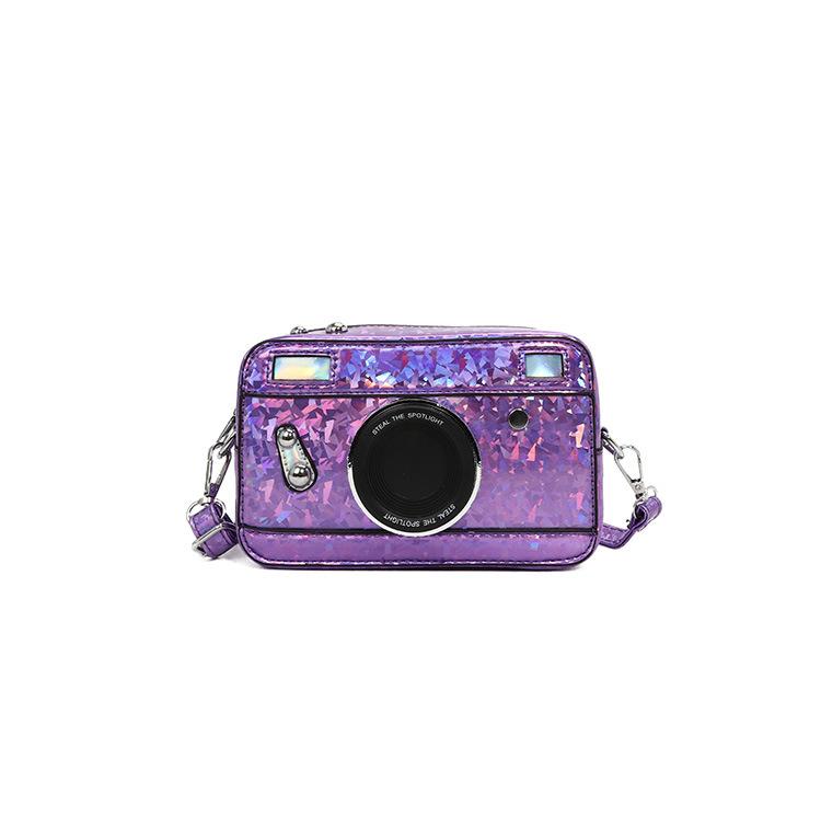 

Новая сумка для камеры Женская 通勤 Универсальная Тренд Сумка через плечо Мессенджер фиолетовый