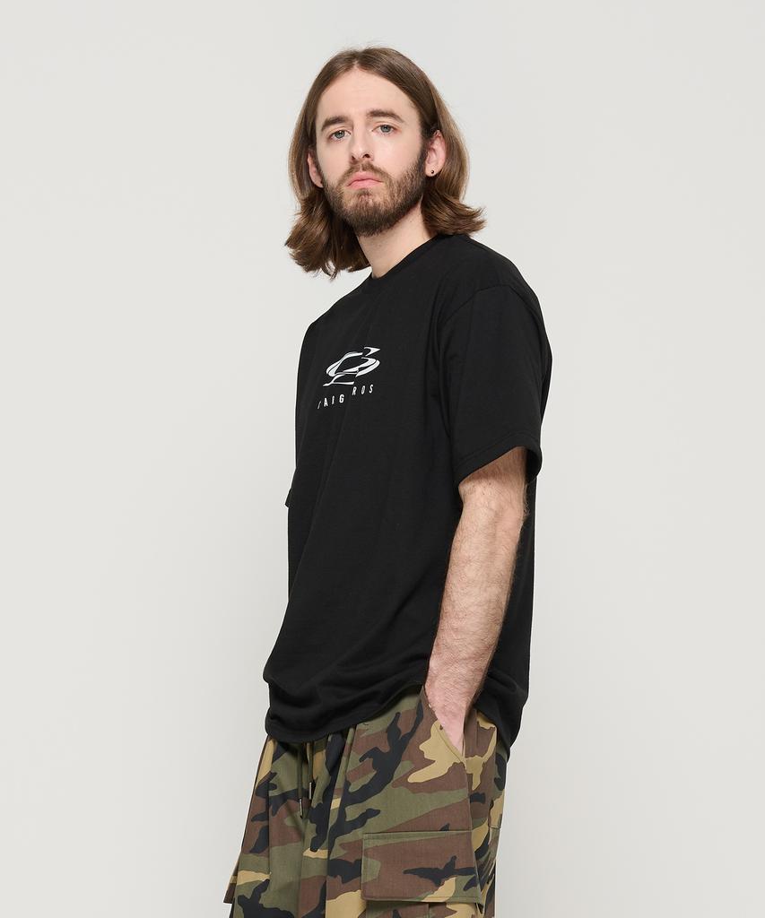 CARGOBROS Circle Logo Oversized Short Sleeve Tee (Black)