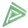 Rafter Square Tool Aluminum Alloy Woodworking Square Ruler with Jig Block Fixing Screw for Carpenter