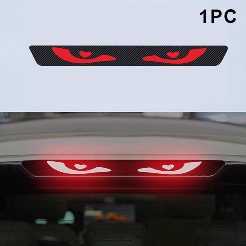 

Eye-Catching Car High-Mounted Brake Light Sticker, Projection Light Translucent Film Eye Pattern, Suitable For All Car Models