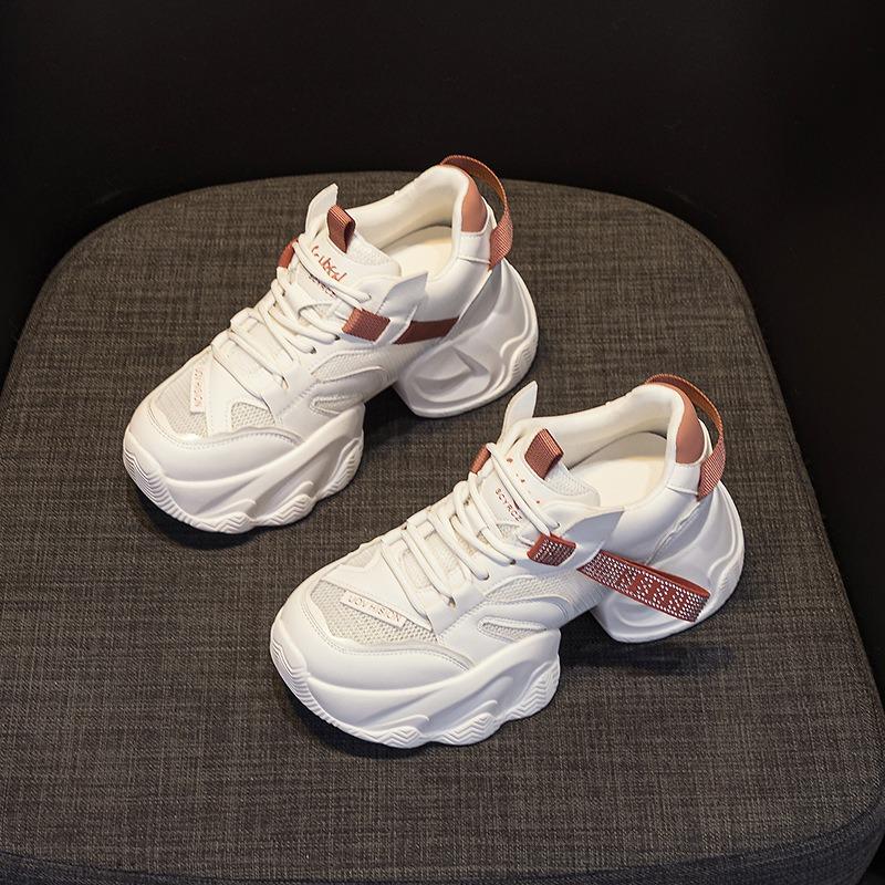 

Pop shoes thick bottom through the net casual fashion style women s shoes 40 червоний