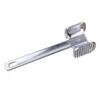 Meat Tenderizer Tool Aluminum Alloy Dual Sided Meat Mallet Hammer with Non Slip Grip for Pounding Meats Nuts Shellfish