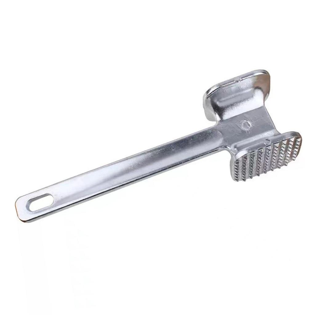Meat Tenderizer Tool Aluminum Alloy Dual Sided Meat Mallet Hammer with Non Slip Grip for Pounding Meats Nuts Shellfish