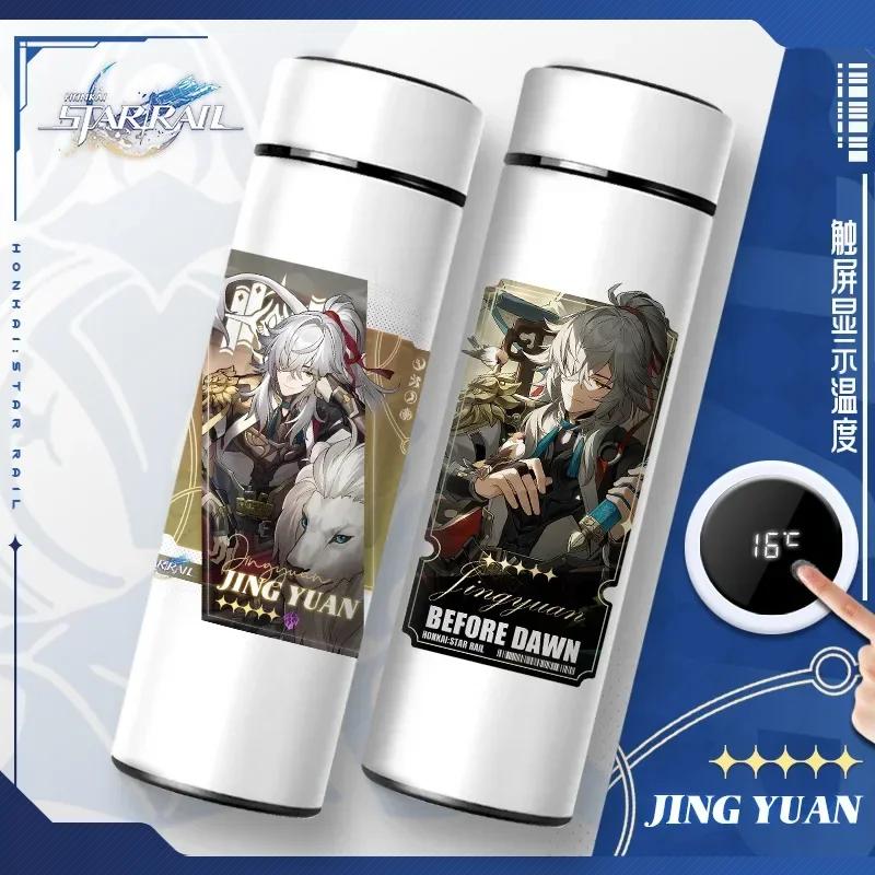Bottiglie Termiche Honkai Star Rail con Display della Temperatura Tazza Sottovuoto Honkai Impact 3 Acciaio Inossidabile Borraccia Tazza da Caffè Regali Anime
