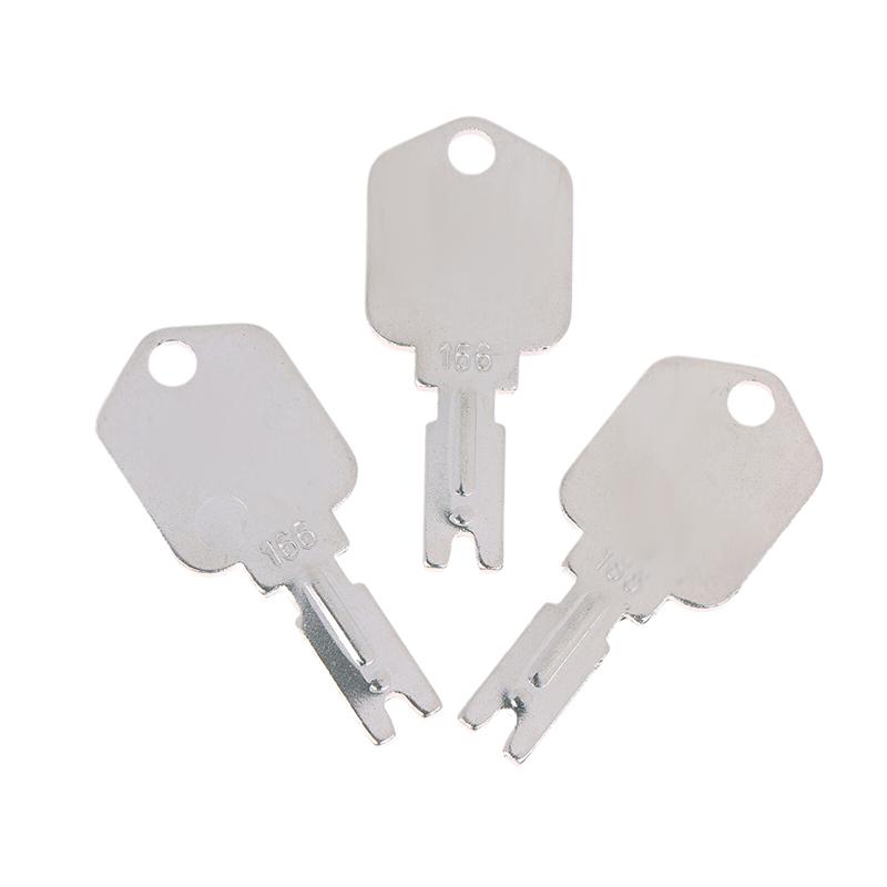 1/3/5Pcs For 166 186304 Forklift Key For Heavy Duty Equipment Keys For Excavator Dozer Loader Backhoe Starter A214062 5133504
