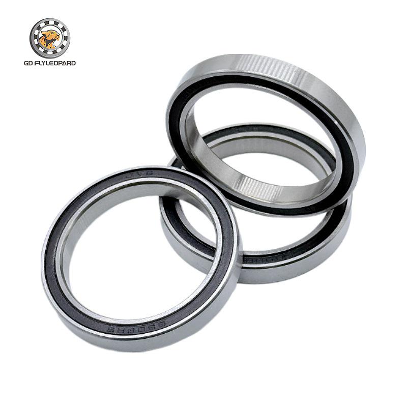 6808RS Rillenkugellager, 40×52×7mm, beidseitig gummidicht für Motoren, Maschinen und medizinische Geräte.