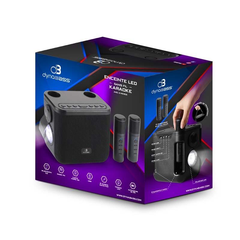 Enceinte Karaoké Dbe50 Black Dynabass