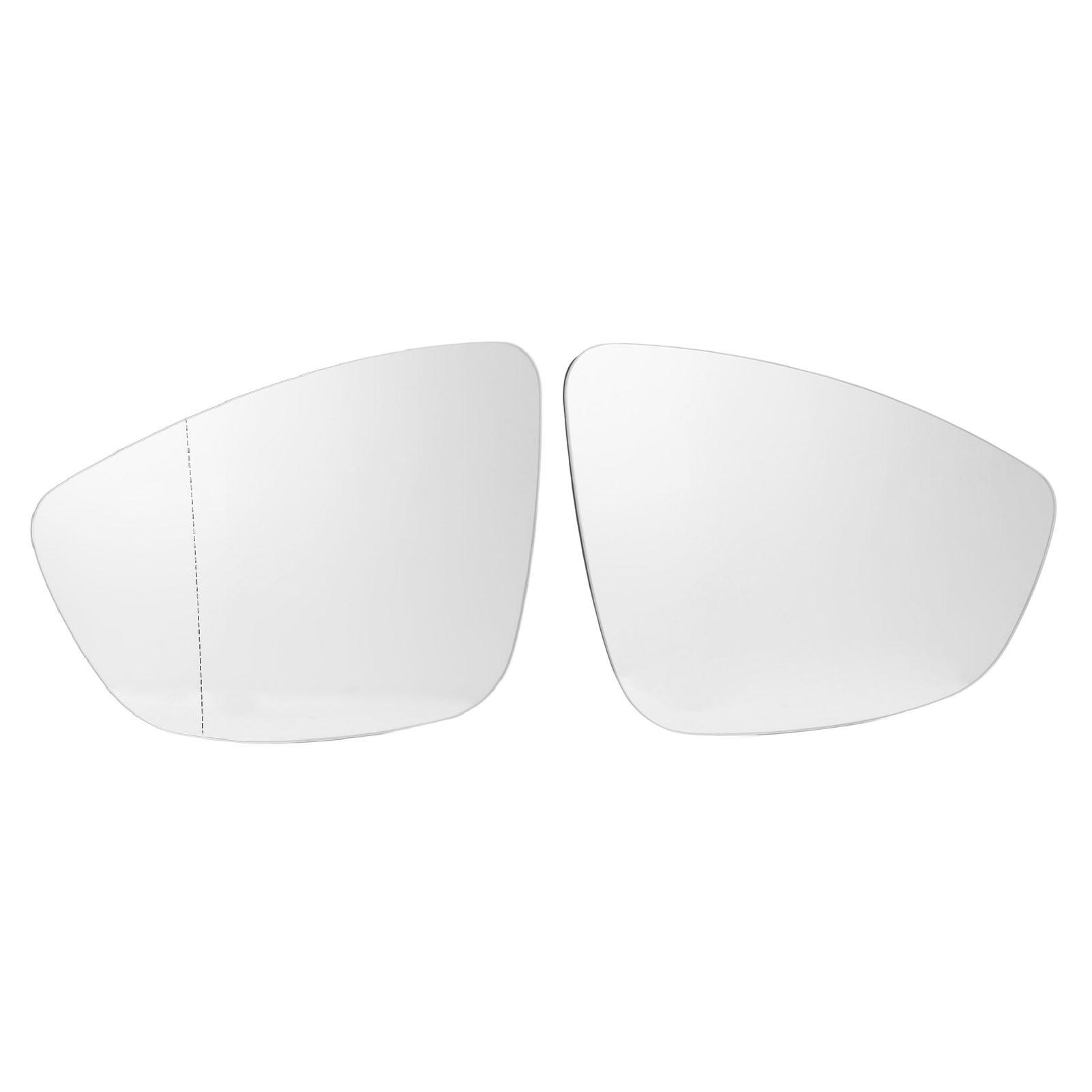 

1 пара нагревательных зеркальных стекол 5C6857521 против запотевания левое правое боковое стекло заднего вида для MK6 2011-