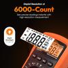 Auto-Ranging Digital Multimeter with Backlit LCD, Continuity Testing, Instructions Included