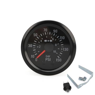 2-1/16" (52 mm) VDO Barometer 0-10BAR/0-150PSI Oljetrycksmätare Dubbelskala Pekartyp Mätinstrument