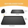 Silikon Kaffeemaschinenmatte Anti-Rutsch 24"x16" Abtropfmatte Hitzebeständig Trocknet Schnell Geschirrabtropfmatte Küchentheke