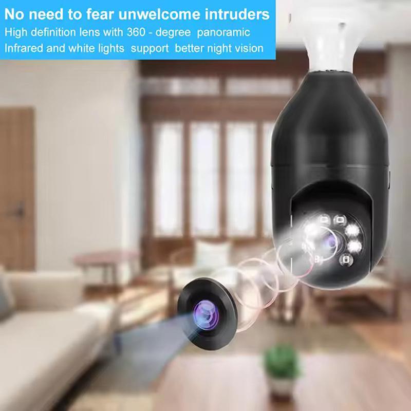 

2Mp E27 Bulb Ip Wifi Camera Indoor Video Surveillance Camera Security Protection Monitor Full Color 720P Night Vision