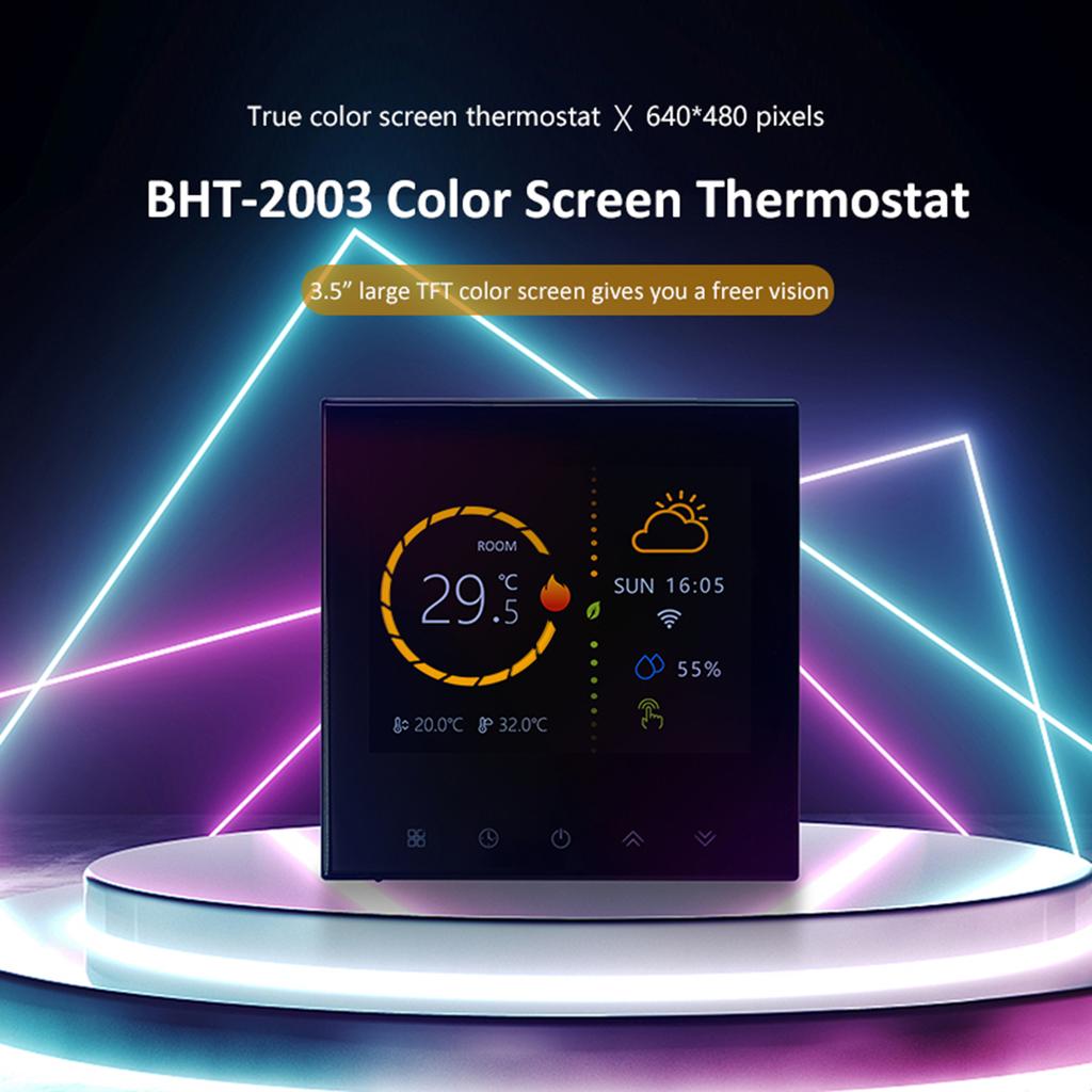 Smart Thermostat Wireless-Fidelity WaterCelsiusFloor Heating Controling Panel Programmable