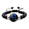Minimalist Constellation Bracelet With Glass Beads Unisex Zodiac Jewelry