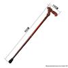 New Solid Beech Wood Walking Cane: 2-Piece Detachable Stick with Wolf Dog Head Design