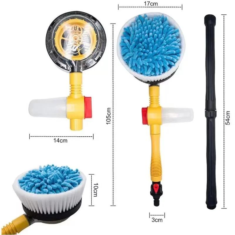 Heavy Duty Rotary Vehicle Scrubber Compatible Quick Connect Adapter 360 Spin Stainless Steel Core for Touchless Car Cleaning